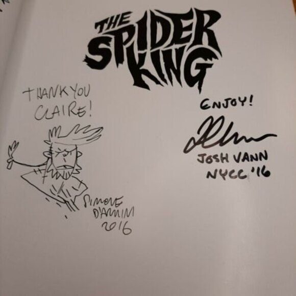 SIGNED The Spider King Graphic Novel Comic Josh Vann Simone D'Armini Kickstarter - Picture 4 of 12